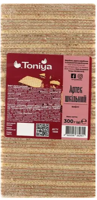 Вафлі Toniya Артек Шкільні 300 г